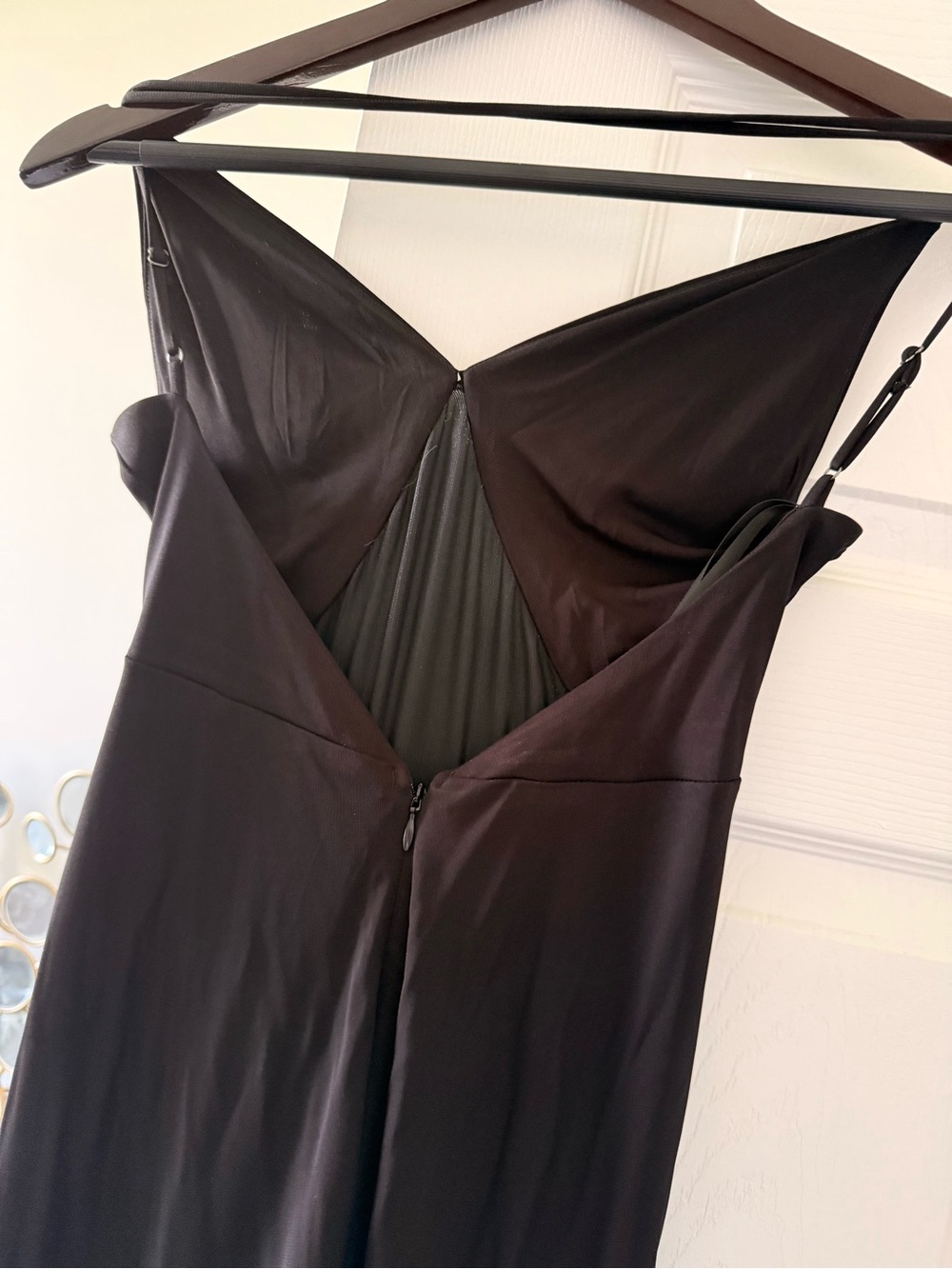 STAUD Black Maxi Dress with V-Neck and Strappy Detail. Never worn but no tag. - Picture 4 of 4